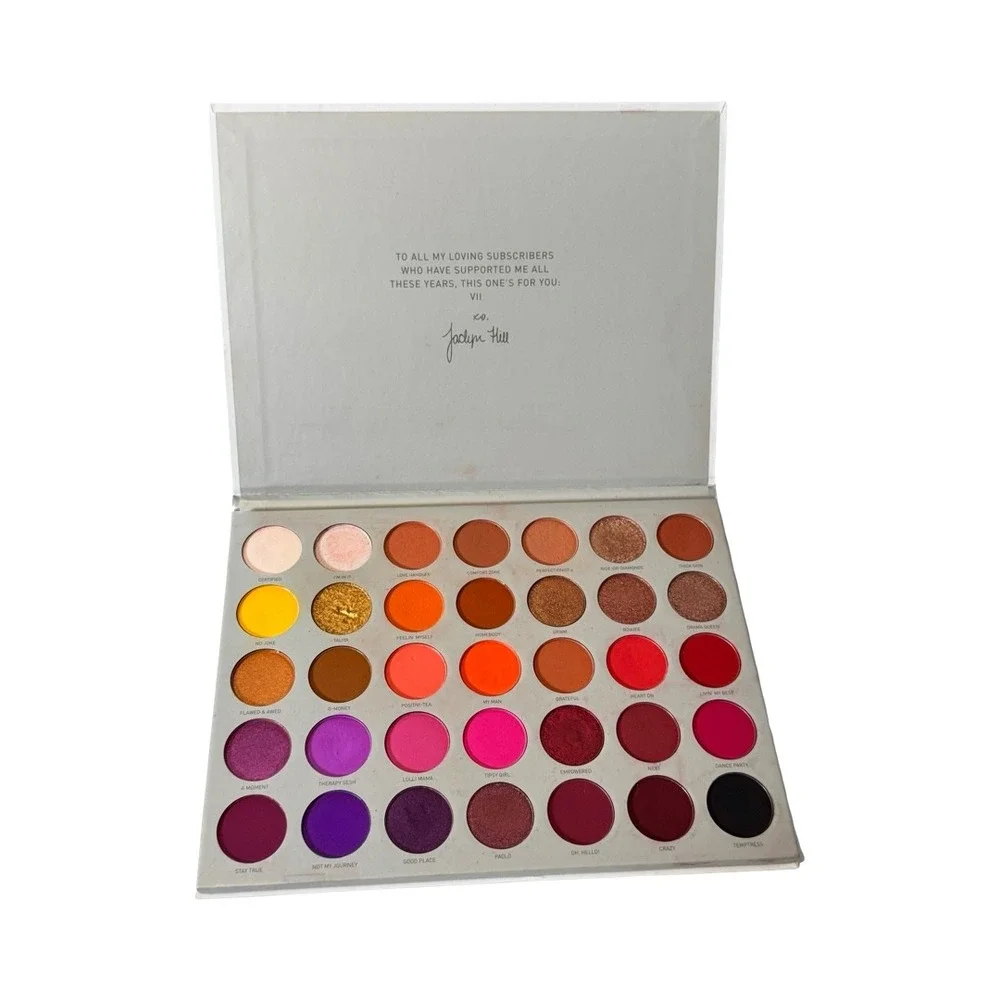 Morphe Jaclyn Hill Palette Volume II 35 Shade Eyeshadow Palette Warm Bold Colors